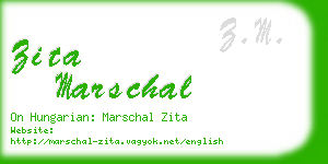zita marschal business card
